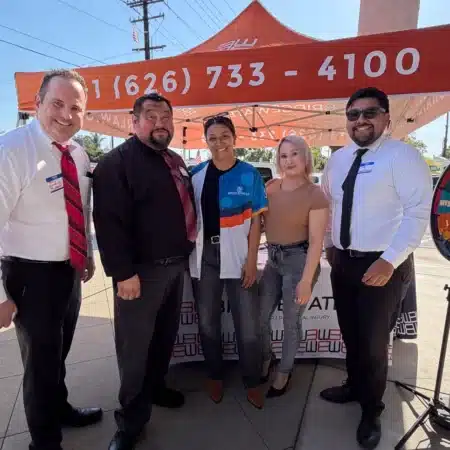 Bridgewater Law Group team with Budget Car Rental Norwalk staff during the Norwalk Multi Chamber Mixer in Norwalk California
